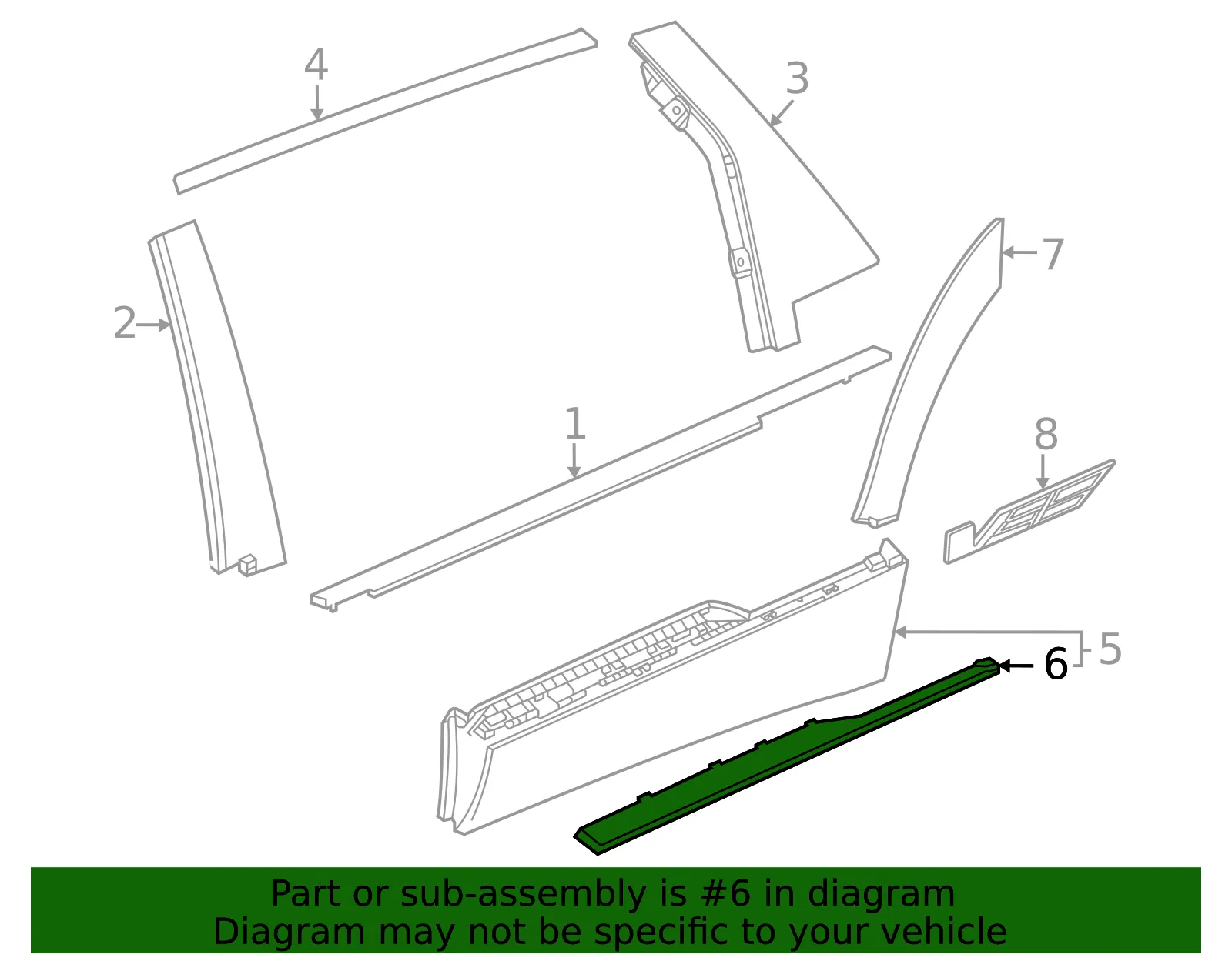 Molding - GM (84888243) - view 3