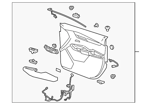 Door Trim Panel - GM (84890959)