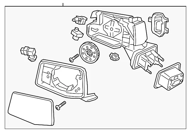 Mirror Assembly - GM (84898849) - view 3