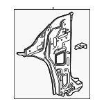 Inner Hinge Pillar - GM (84904720) - view 6