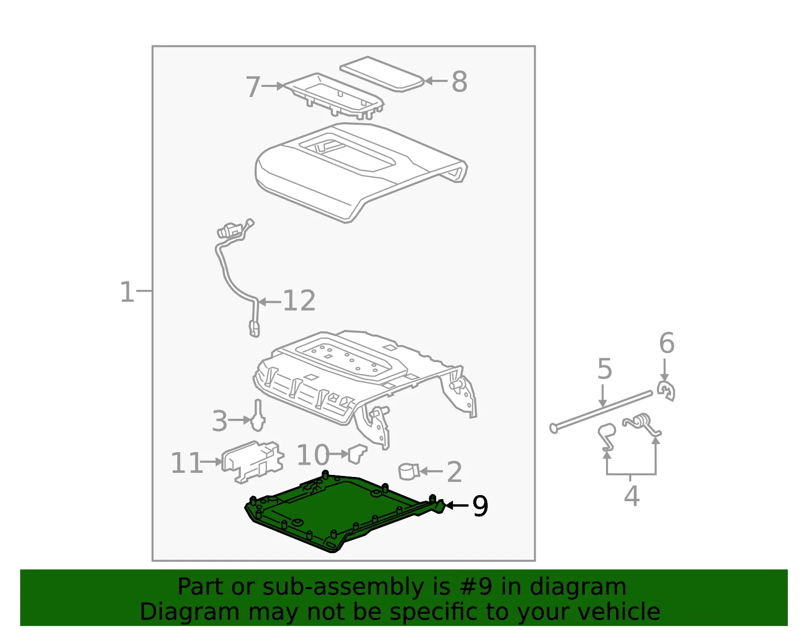 Hinge Cover - GM (84906232) - view 3