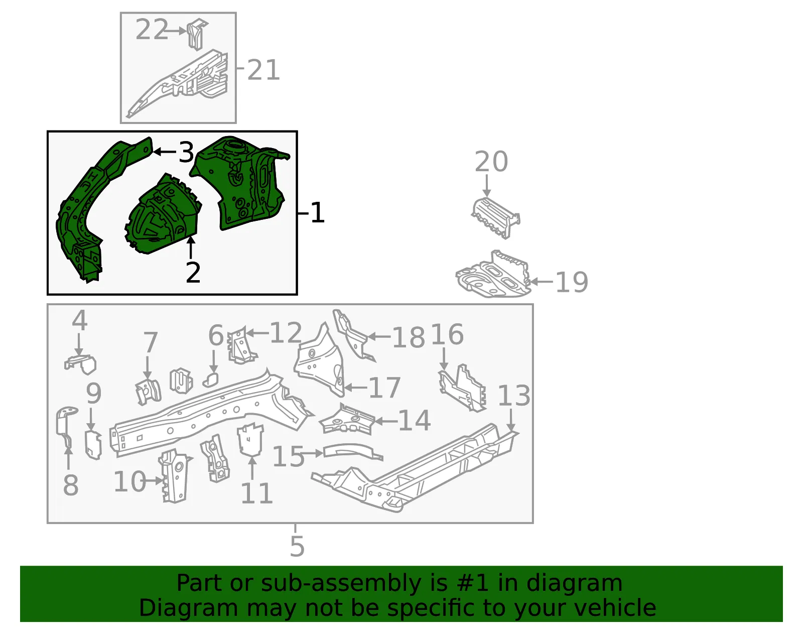 Apron Assembly - GM (84914805) - view 4