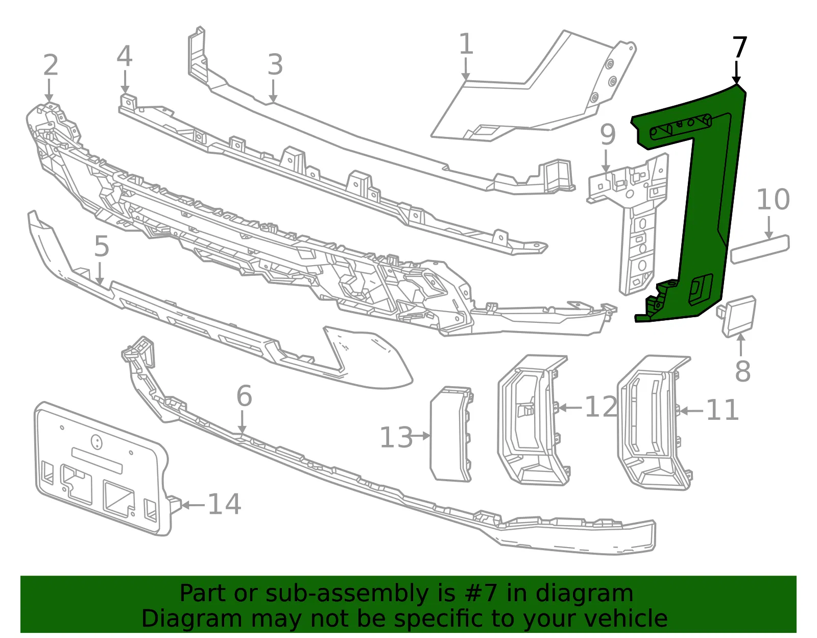 Side Molding - GM (84924569) - view 3