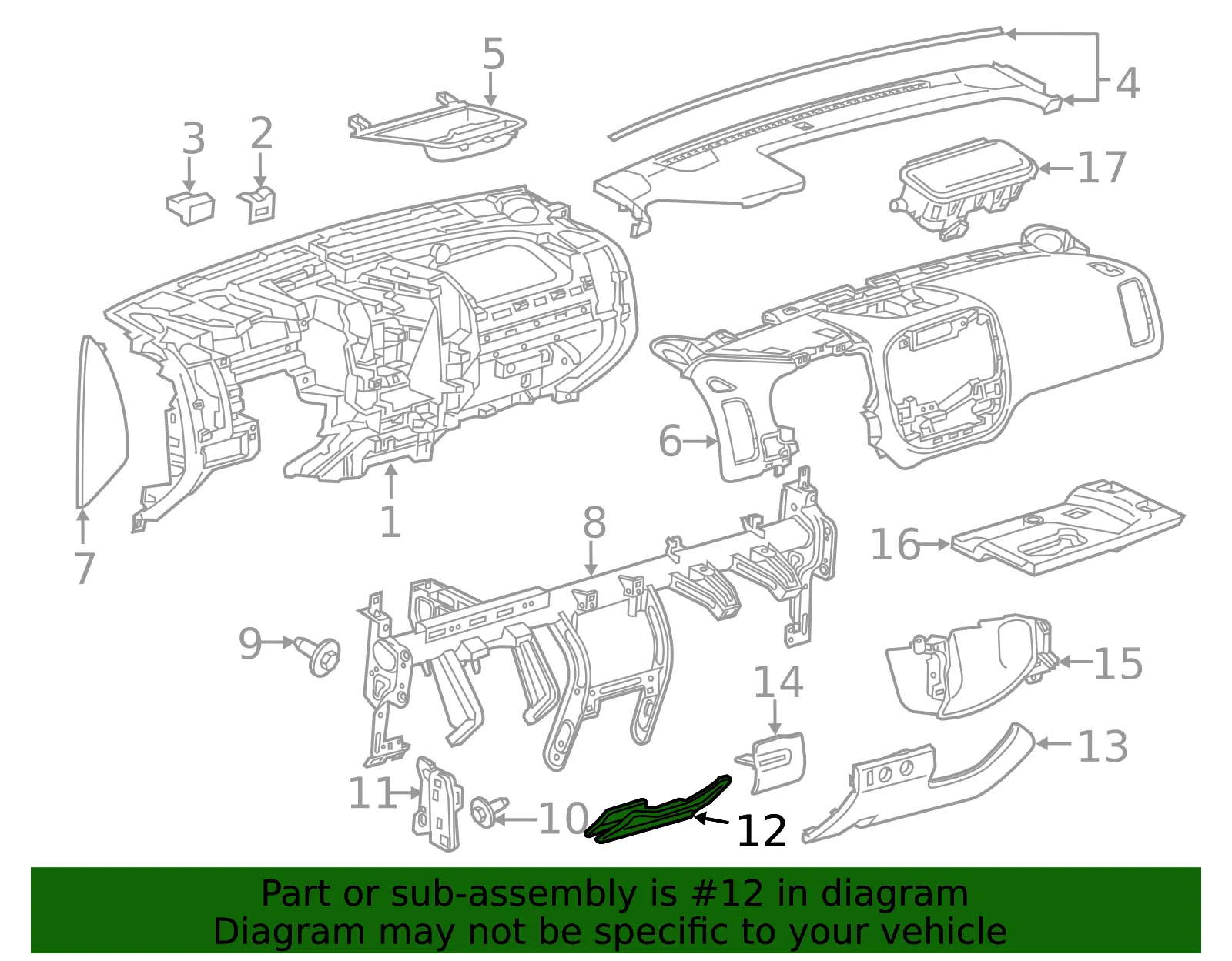 Deflector - GM (84926296) - view 3