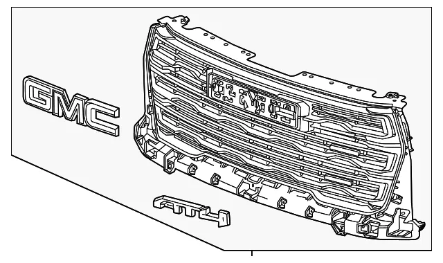 Grille - GM (84927801) - view 2