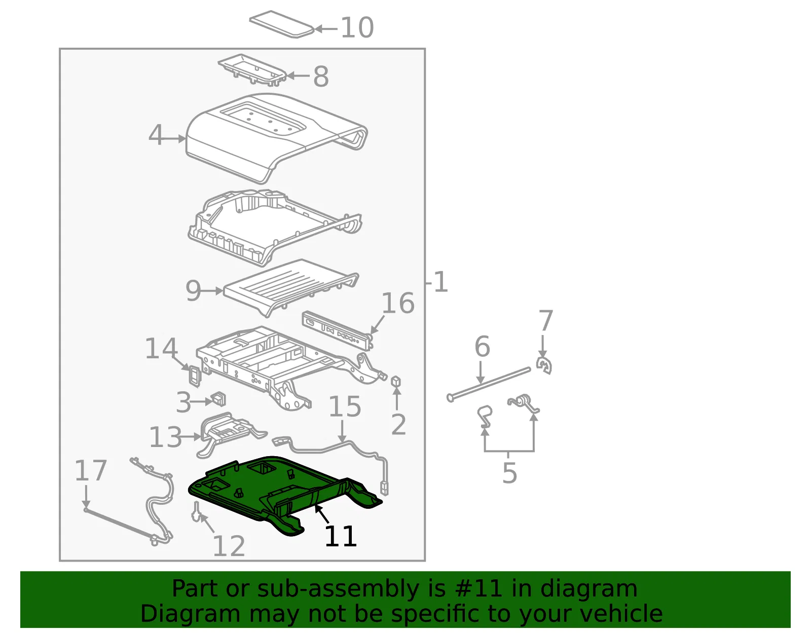 Hinge Cover - GM (84930240) - view 4