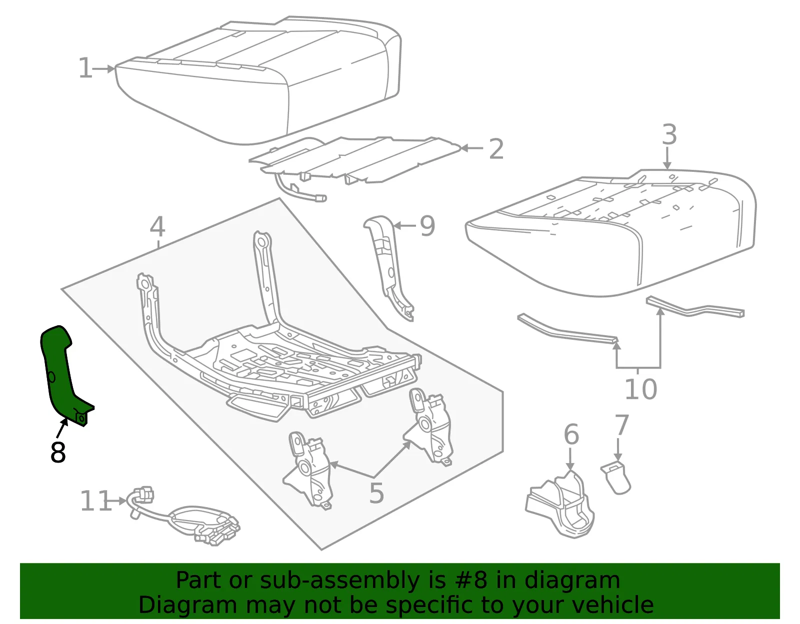 Hinge Cover - GM (84934423) - view 3