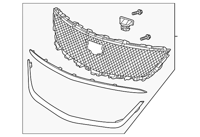 Grille Assembly - GM (84934964) - view 2