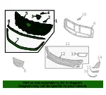Grille Assembly - GM (84934964) - view 7