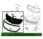 Grille Assembly - GM (84934970) - view 7
