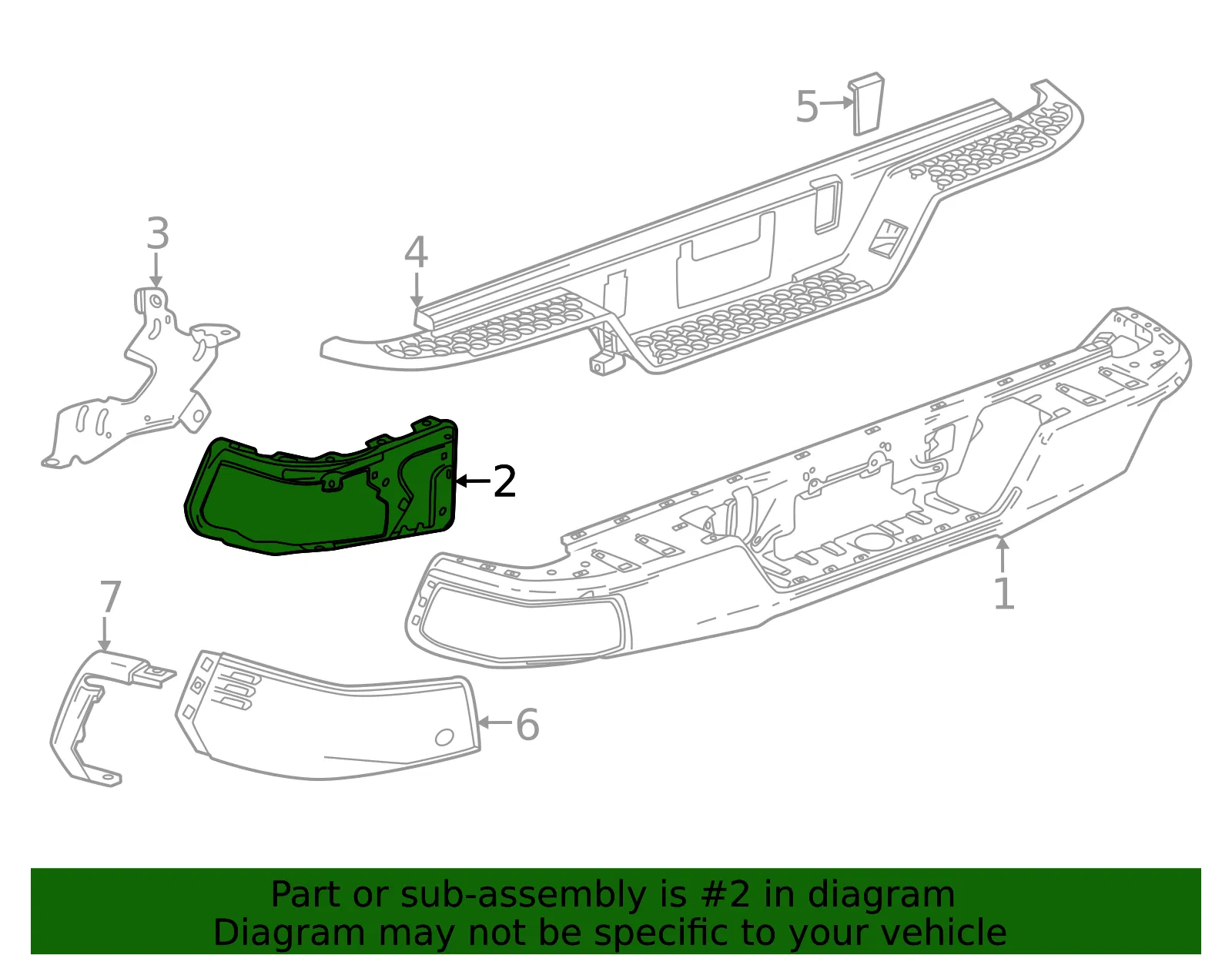 Bumper Bracket - GM (84939194) - view 3