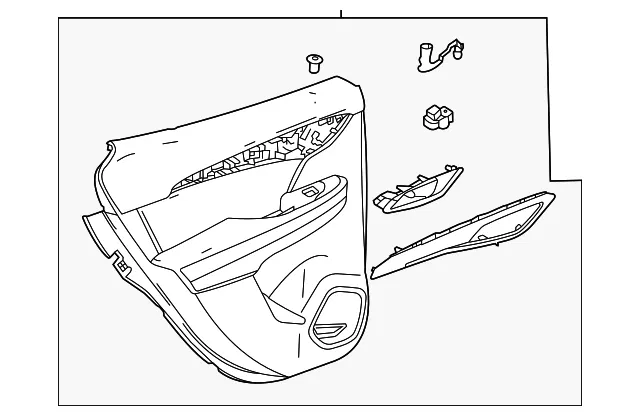 Door Trim Panel - GM (84939566)