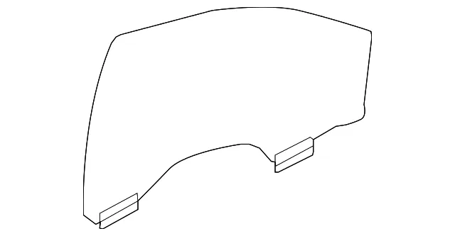 Front Driver Side Door Window - GM (84955047) - view 2