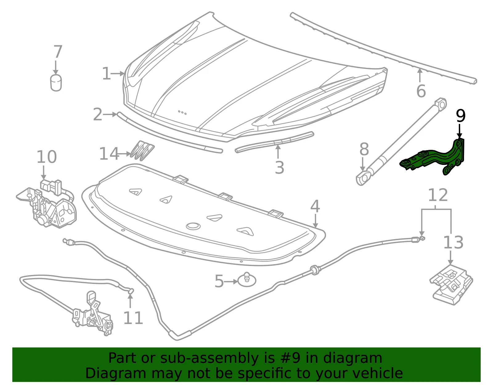 Hinge - GM (84959620) - view 2