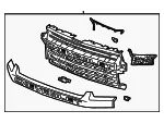 Black Front Grille - GM (84960921) - view 5
