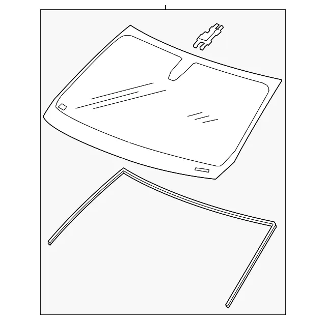 Windshield - GM (84973148) - view 2
