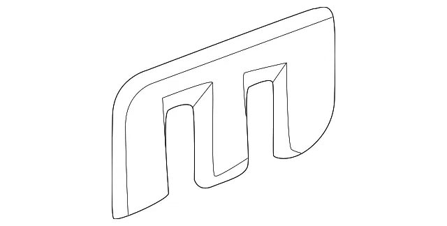Tailgate Emblem - GM (84976877) - view 3