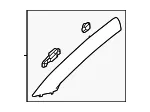 Windshield Pillar Trim - GM (84978021) - view 7