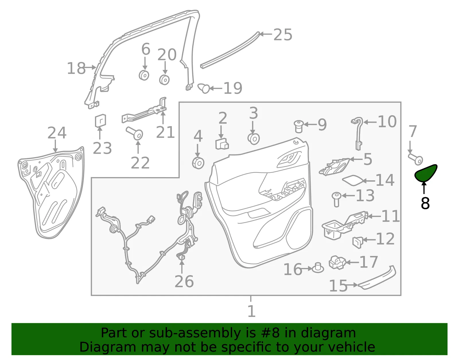 Handle, Inside Cap - GM (84982808) - view 5