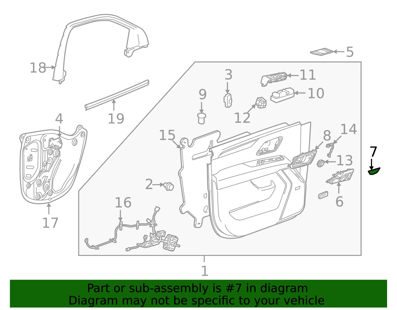 Handle, Inside Cap - GM (84982809) - view 6