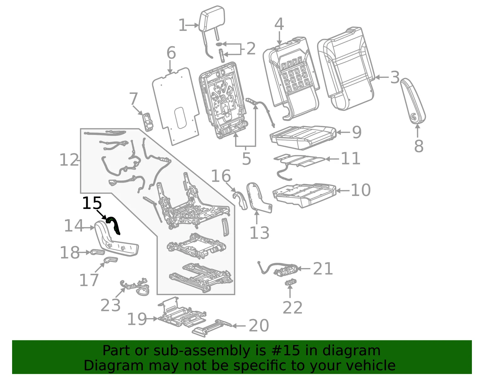 Hinge Cover - GM (84990055) - view 3