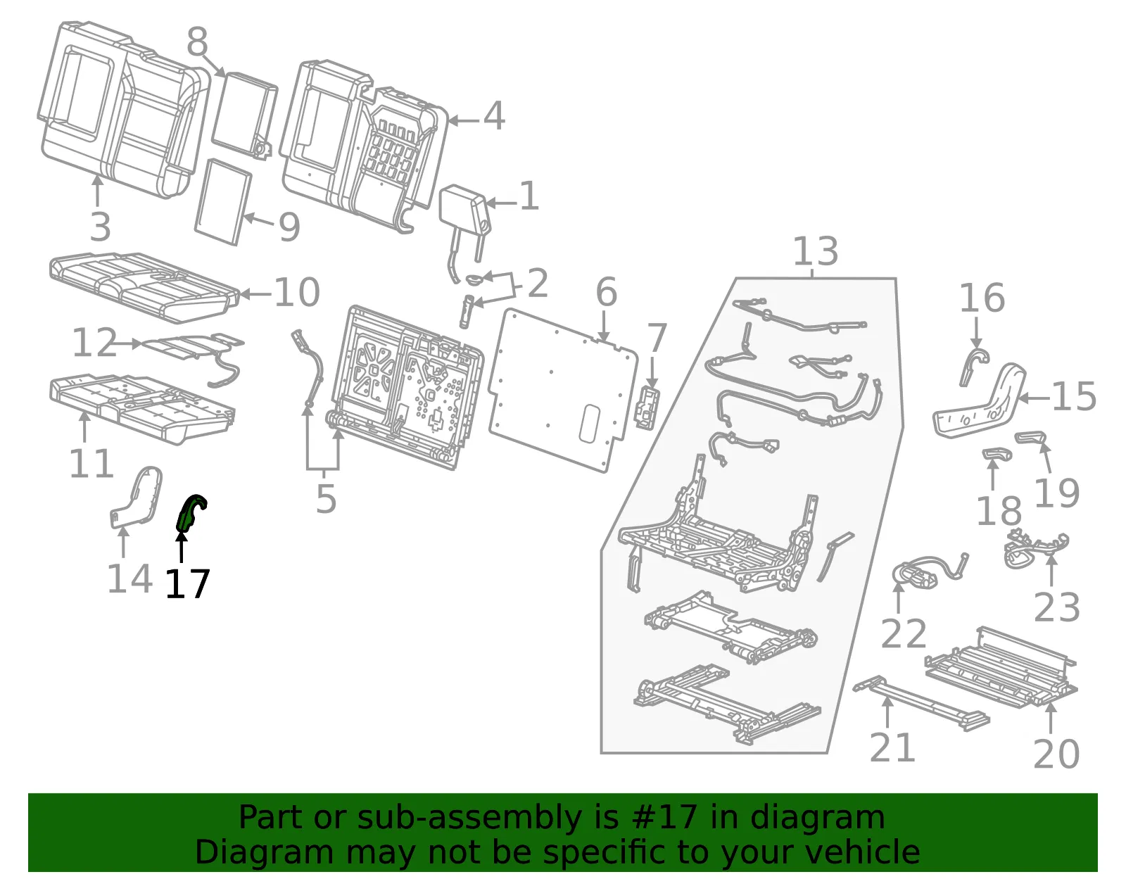 Hinge Cover - GM (84990057) - view 4