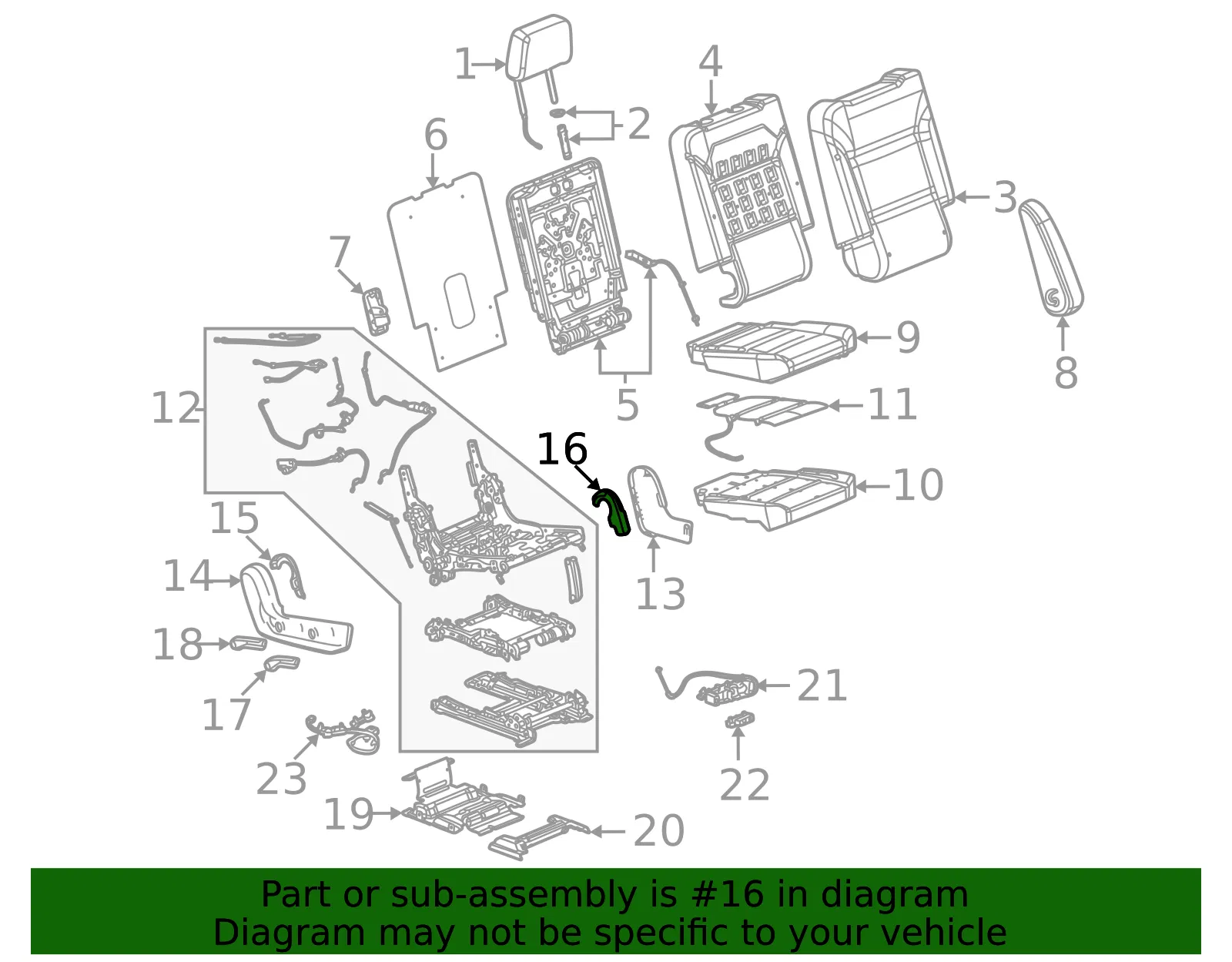 Hinge Cover - GM (84990060) - view 3