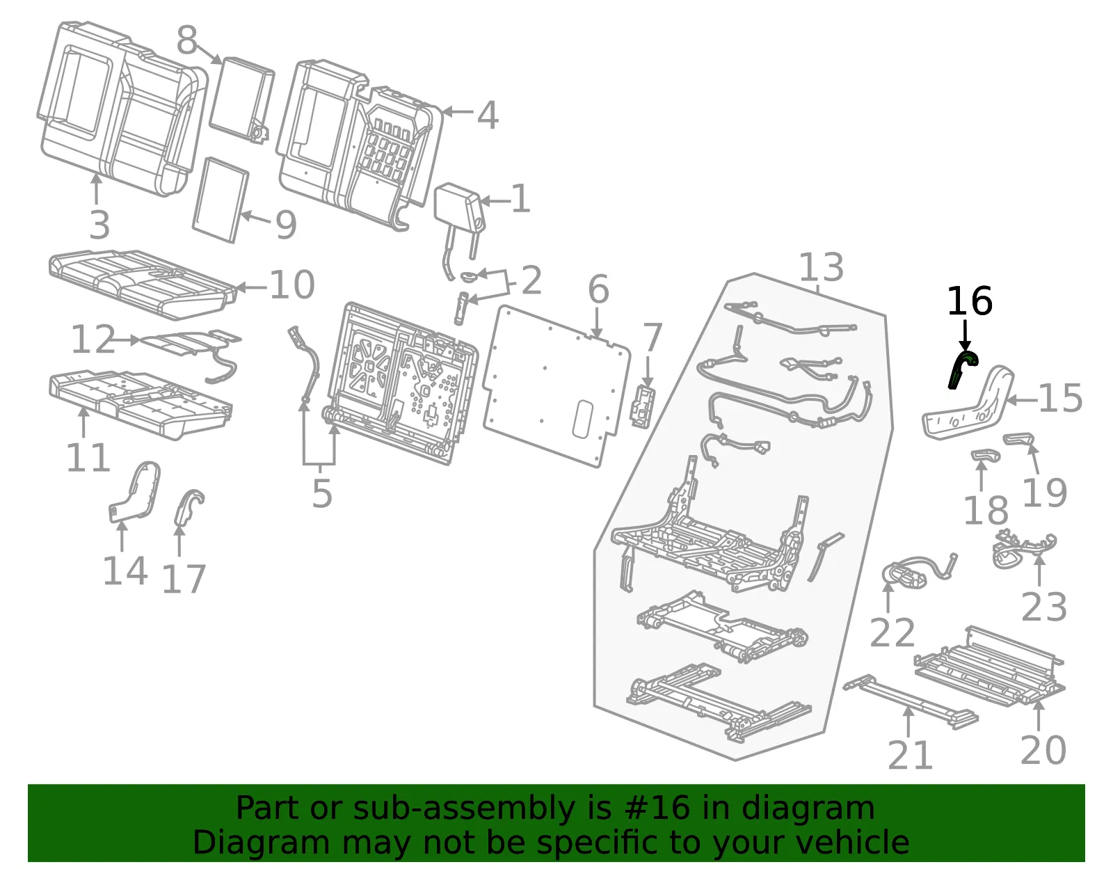 Hinge Cover - GM (84990062) - view 4