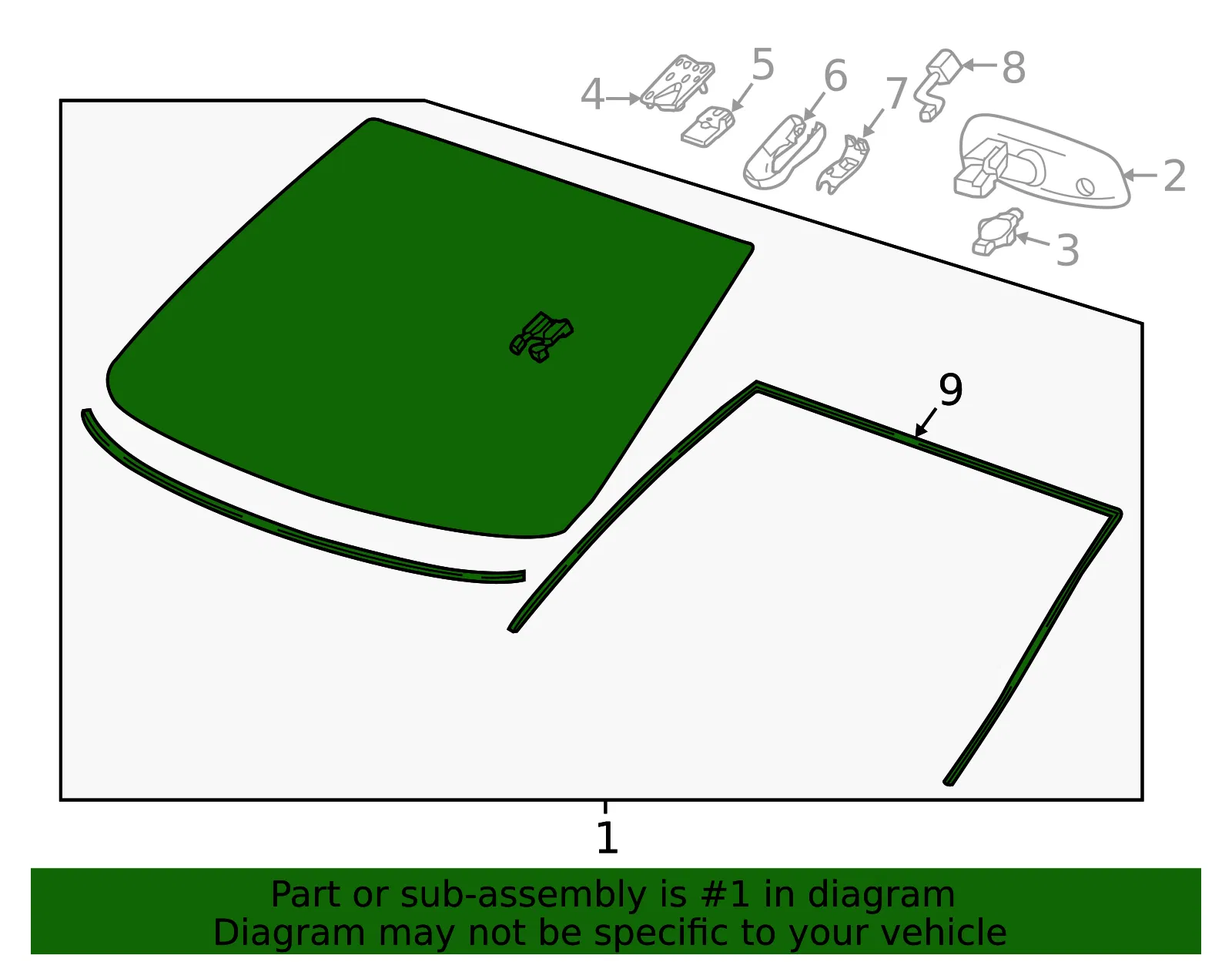 Windshield - GM (84997520) - view 3