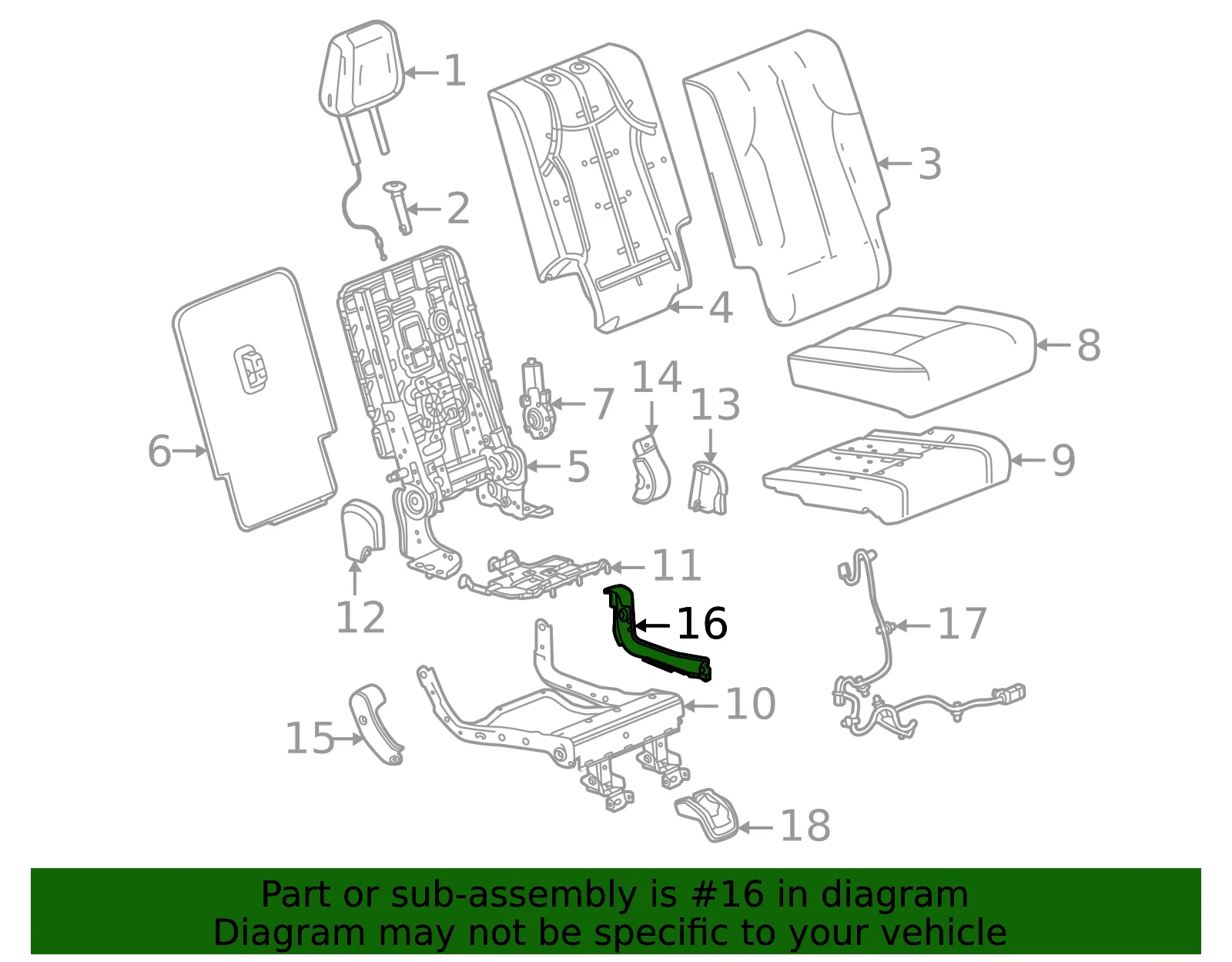 Hinge Cover - GM (85007339) - view 3