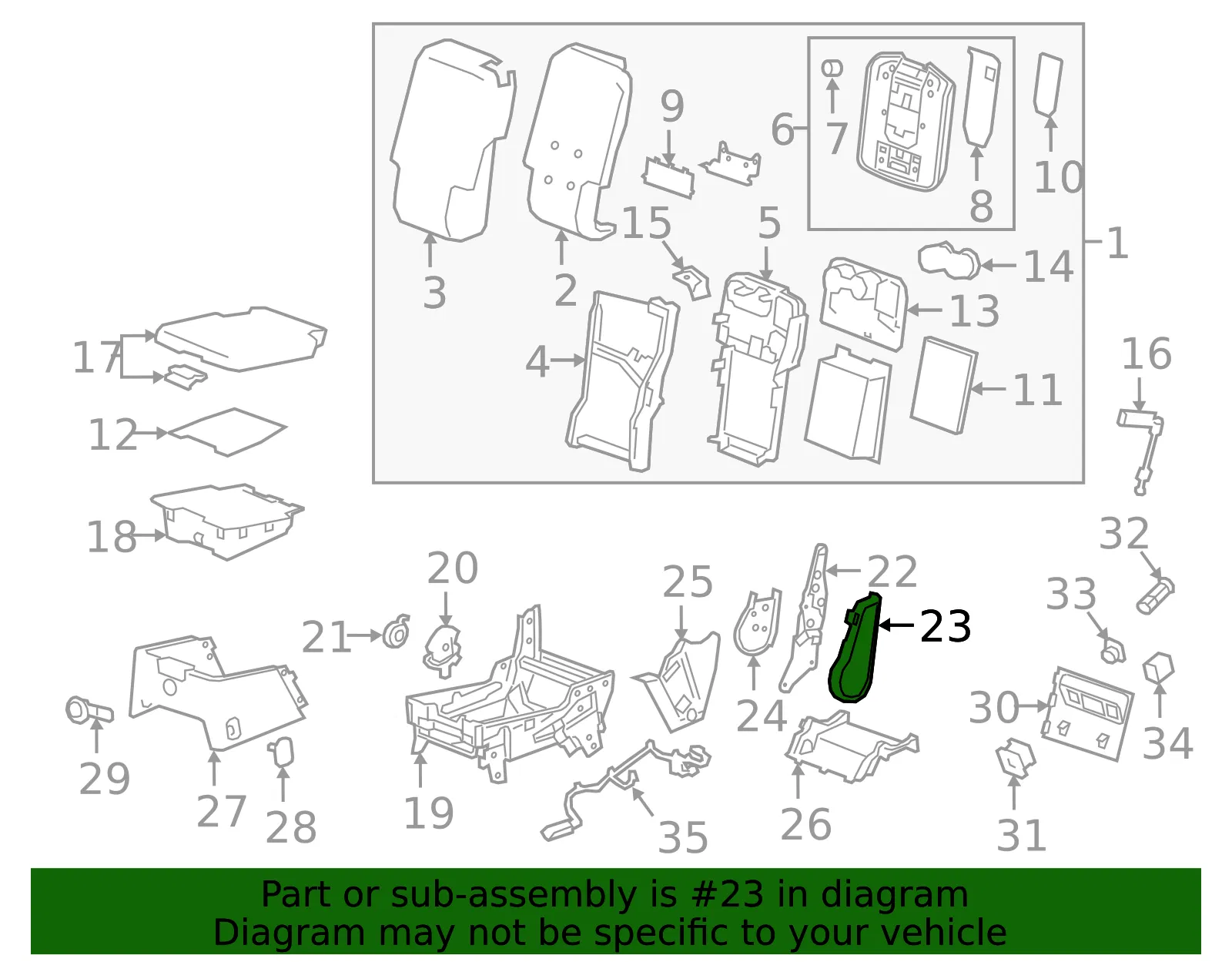 Hinge Cover - GM (85012091) - view 5