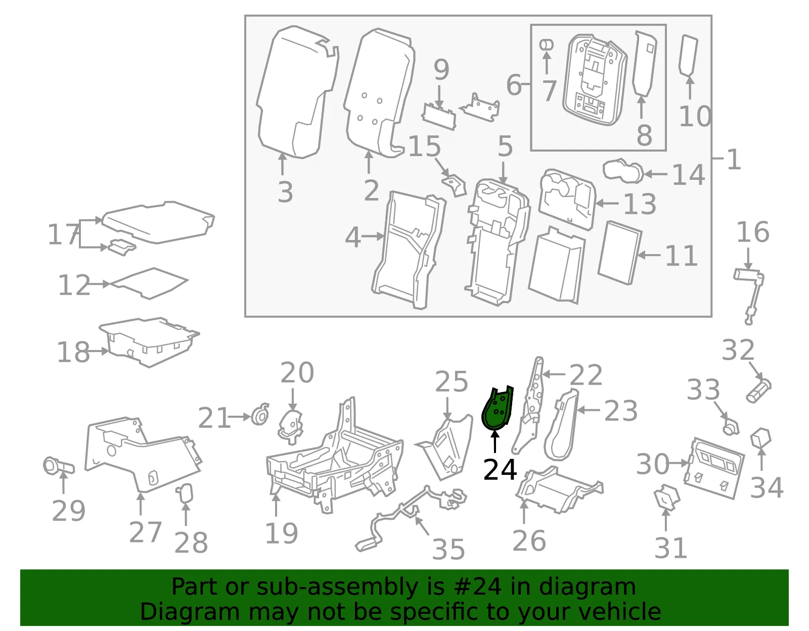 Hinge Cover - GM (85012093) - view 4