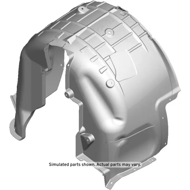 Quarter Panel Splash Shield - GM (85013969) - view 4