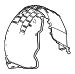Quarter Panel Splash Shield - GM (85013969) - view 5
