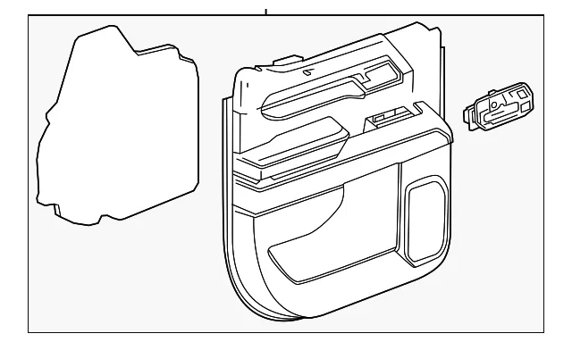 Door Trim Panel - GM (85014835) - view 3