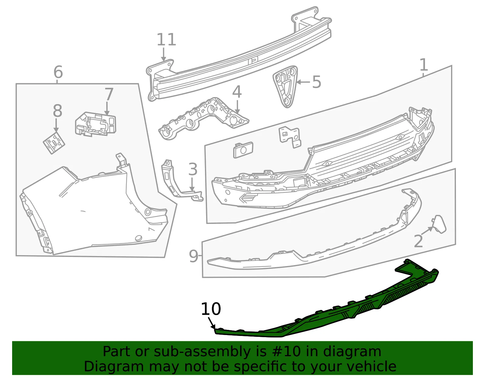 Valance Panel - GM (85016226) - view 3