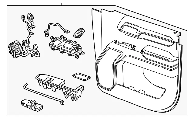 Door Trim Panel - GM (85019548)