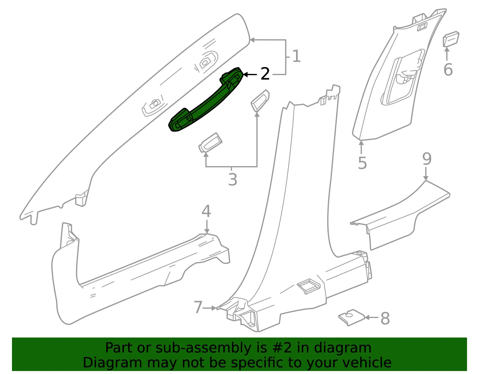 Grip Handle - GM (85023505) - view 6