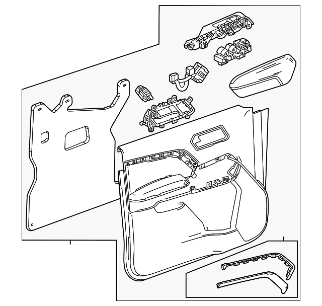 Door Trim Panel - GM (85030710) - view 6