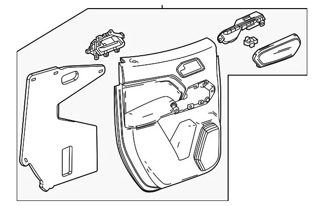 Door Trim Panel - GM (85030749) - view 5