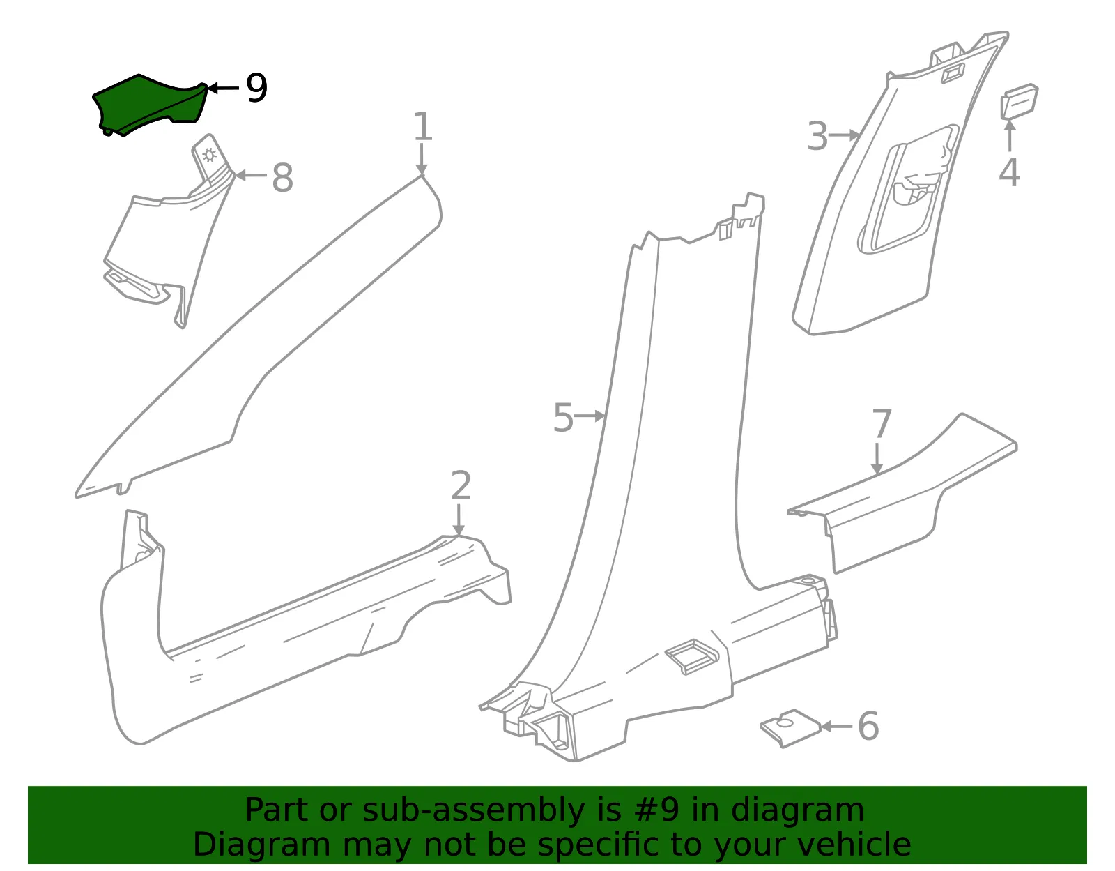 Corner Molding - GM (85038862) - view 3