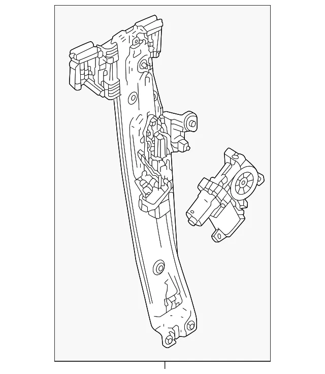 Window Regulator - GM (85039645) - view 2