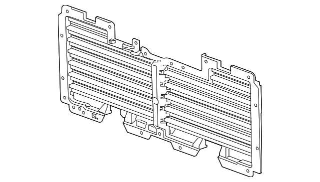 Front Bumper Shutter - GM (85043810) - view 4