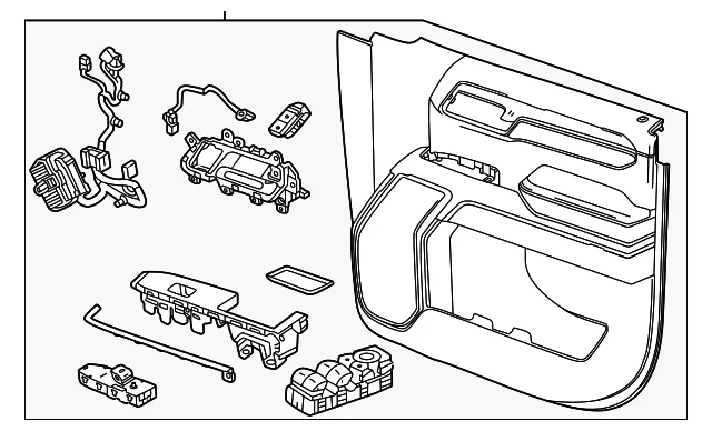 Door Trim Panel - GM (85049442) - view 2