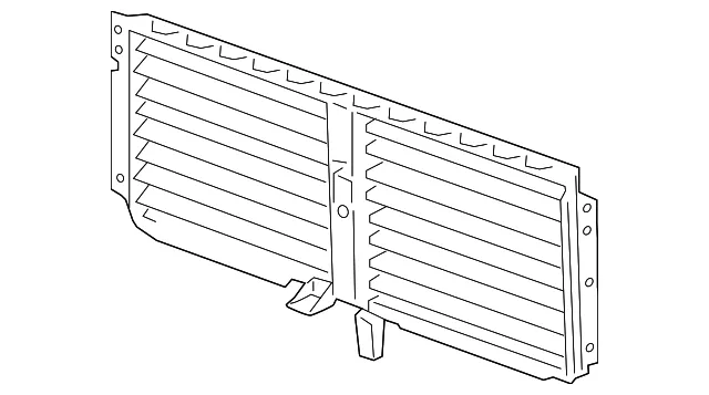Front Bumper Shutter - GM (85052434) - view 2