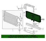 Front Bumper Shutter - GM (85052434) - view 7