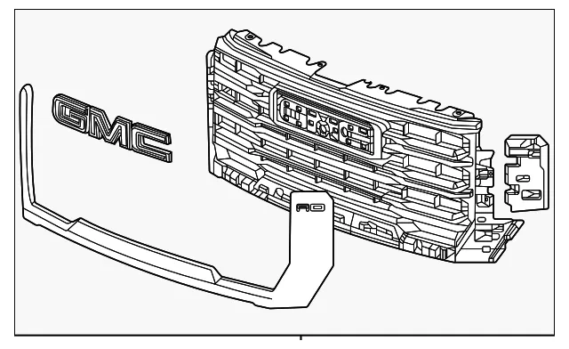 Grille - GM (85064622) - view 3