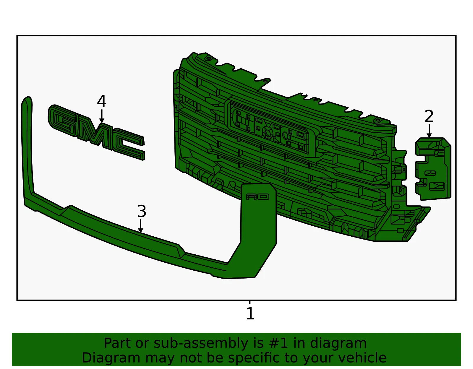 Grille - GM (85064623) - view 3