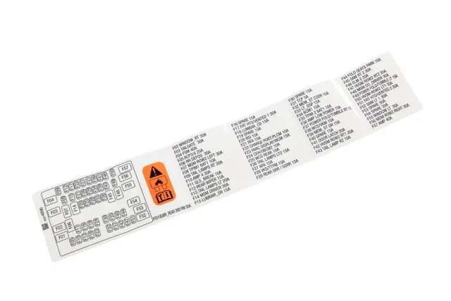 Front Label - GM (85074896) - view 5