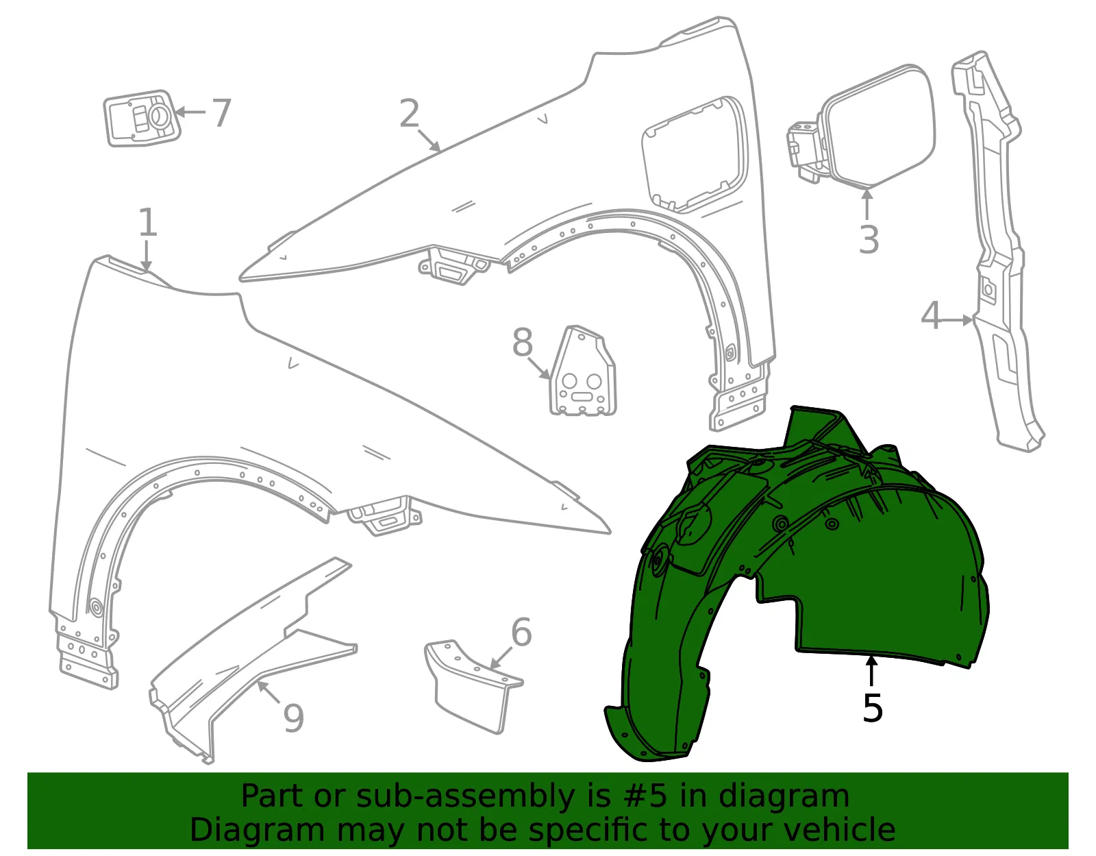 Fender Liner - GM (85089692) - view 3
